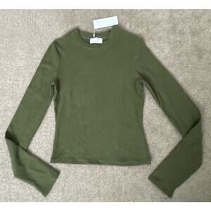 Sage The Label Buttery Soft Green sweater Women’s size Small NWTs